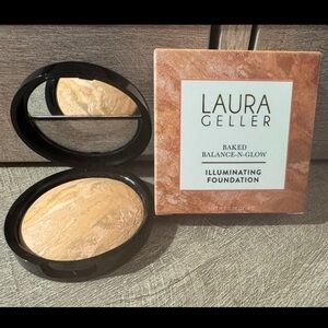 Laura Geller Baked Balance N Glow Illuminating Foundation LIGHT - NEW Full Sixe